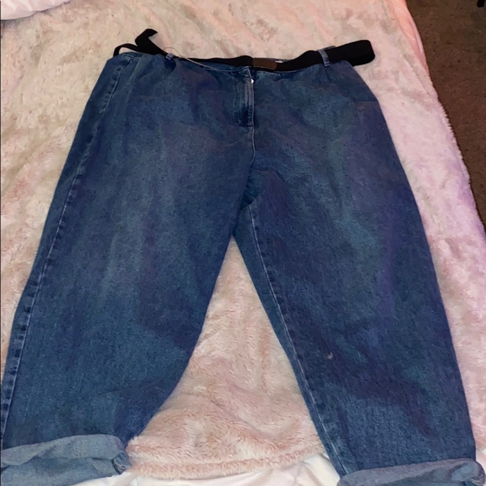 ASOS plus size mom jeans